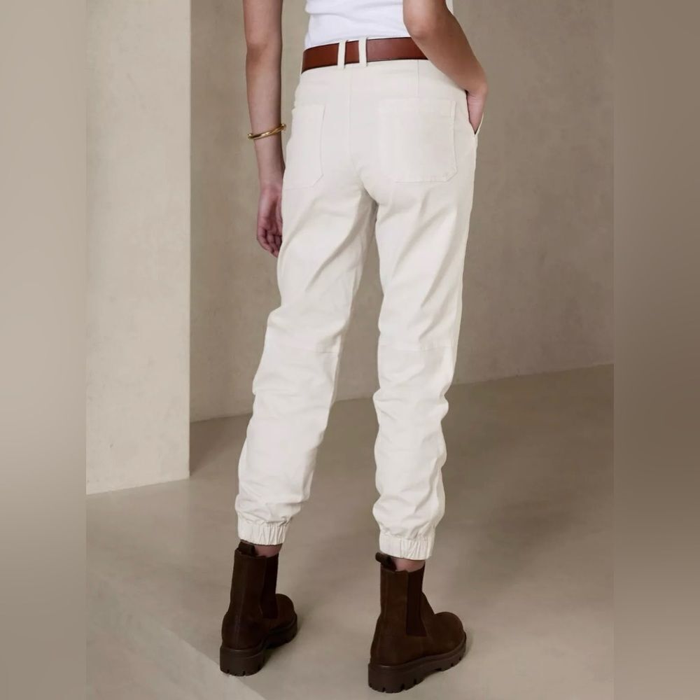 NEW BANANA REPUBLIC Cargo Utility Pant Size 14 Summer Creme  #746641 NWT short